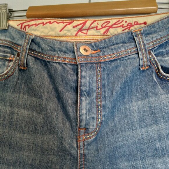 'Stretch Low-Rise Boot' Jeans * Buttoned Back Flap Pockets * Fun Stitching Sz16 - Picture 3 of 10